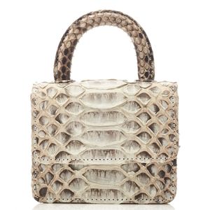 Gelareh Mizrahi Itsy Bitsy micro mini natural top handle bag